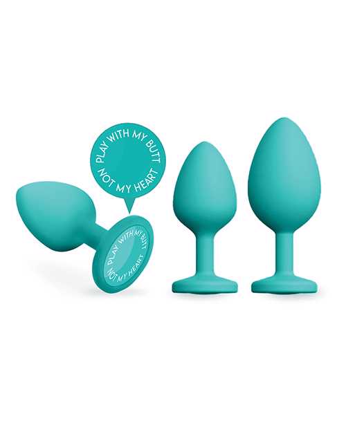 Premium Silicone Anal Trainer Set - Teal Color | Comfortable & Safe for Beginners | Perfect for Relaxation & Intimate Play