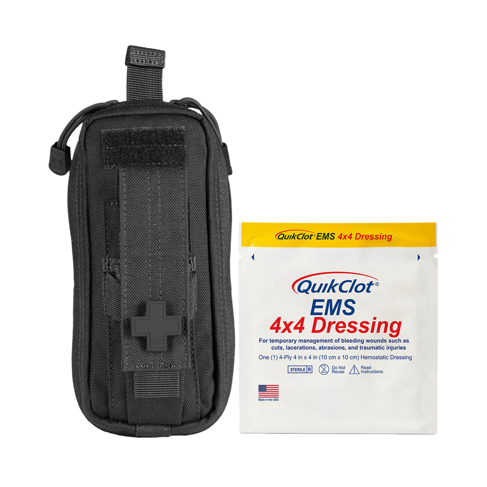 RAPIDSTOP Small Tactical Bleeding Control Kit - EMS First Aid Dressing for Emergency Trauma & Wound Care | Perfect for First Responders, Outdoor Adventures & Survival Kits