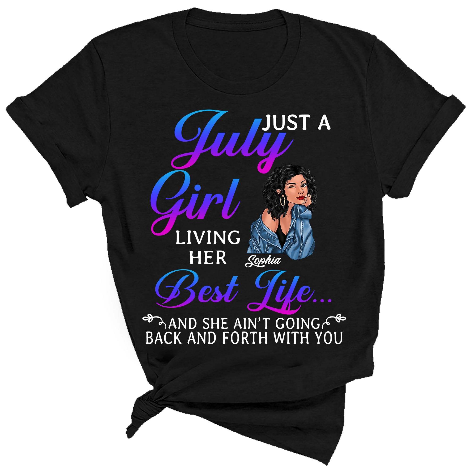 Custom July Birthday T-Shirts for Women - Funny & Cute July Birthday Gifts - Soft Cotton July Tee Shirts - Perfect for July Born Queens & Birthday Celebrations - Great for Parties, Gifts & Summer Outfits