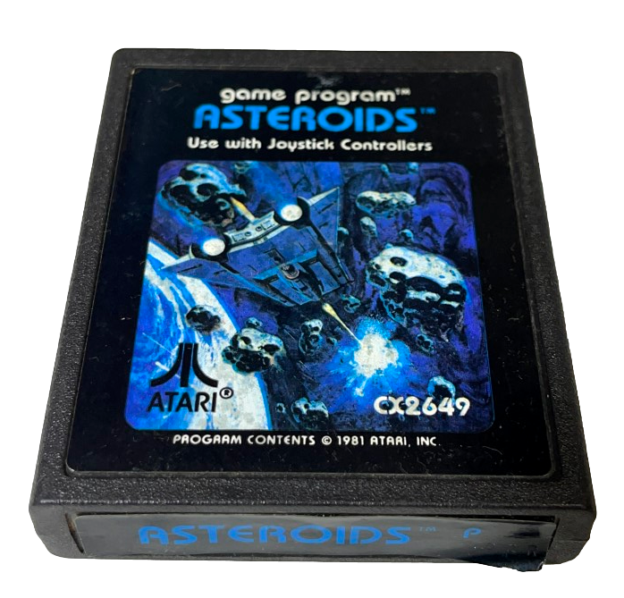 Vintage Atari Asteroids Game Cartridge Only #5 - Classic Retro Gaming for Atari 2600 - Perfect for Collectors & Nostalgic Gamers