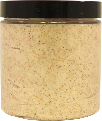 Organic Green Apple & Walnut Body Scrub - Exfoliating & Moisturizing for Soft Skin - 8 oz Natural Skincare by Eclectic Lady - Perfect for Spa Day & Dry Skin Care Routine