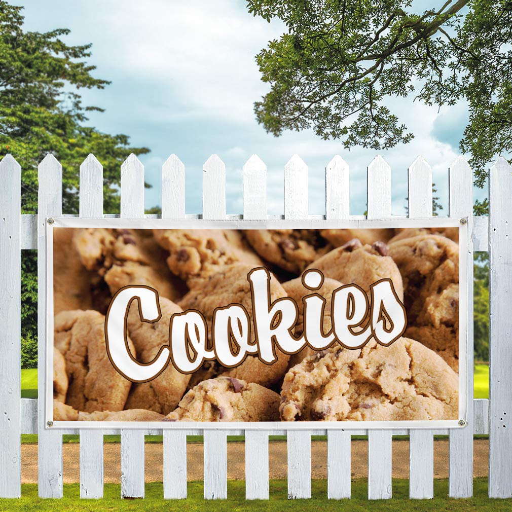Durable 60x144 Inches Vinyl Banner for Restaurants, Cafes & Bars - Weatherproof Outdoor Sign with 10 Grommets (Multiple Sizes Available) - Perfect for Business Advertising, Yard Signs & Food Promotions