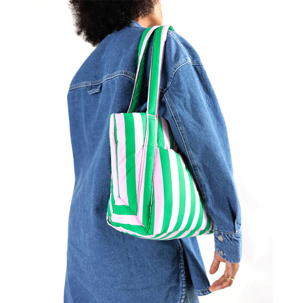 Baggu Puffy Mini Tote Bag - Lightweight & Stylish Shoulder Bag for Women - Perfect for Work, Travel & Everyday Use