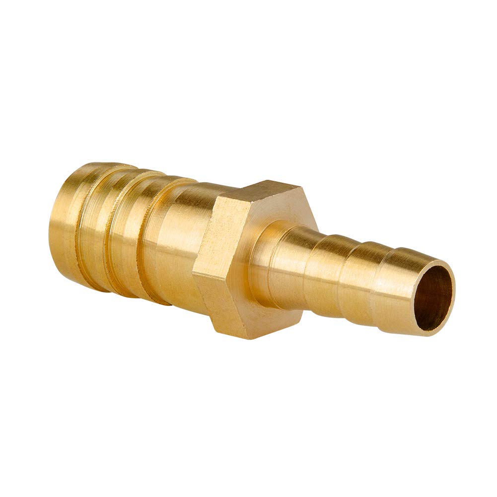 Quickun Brass Hose Barb Reducer 5/8