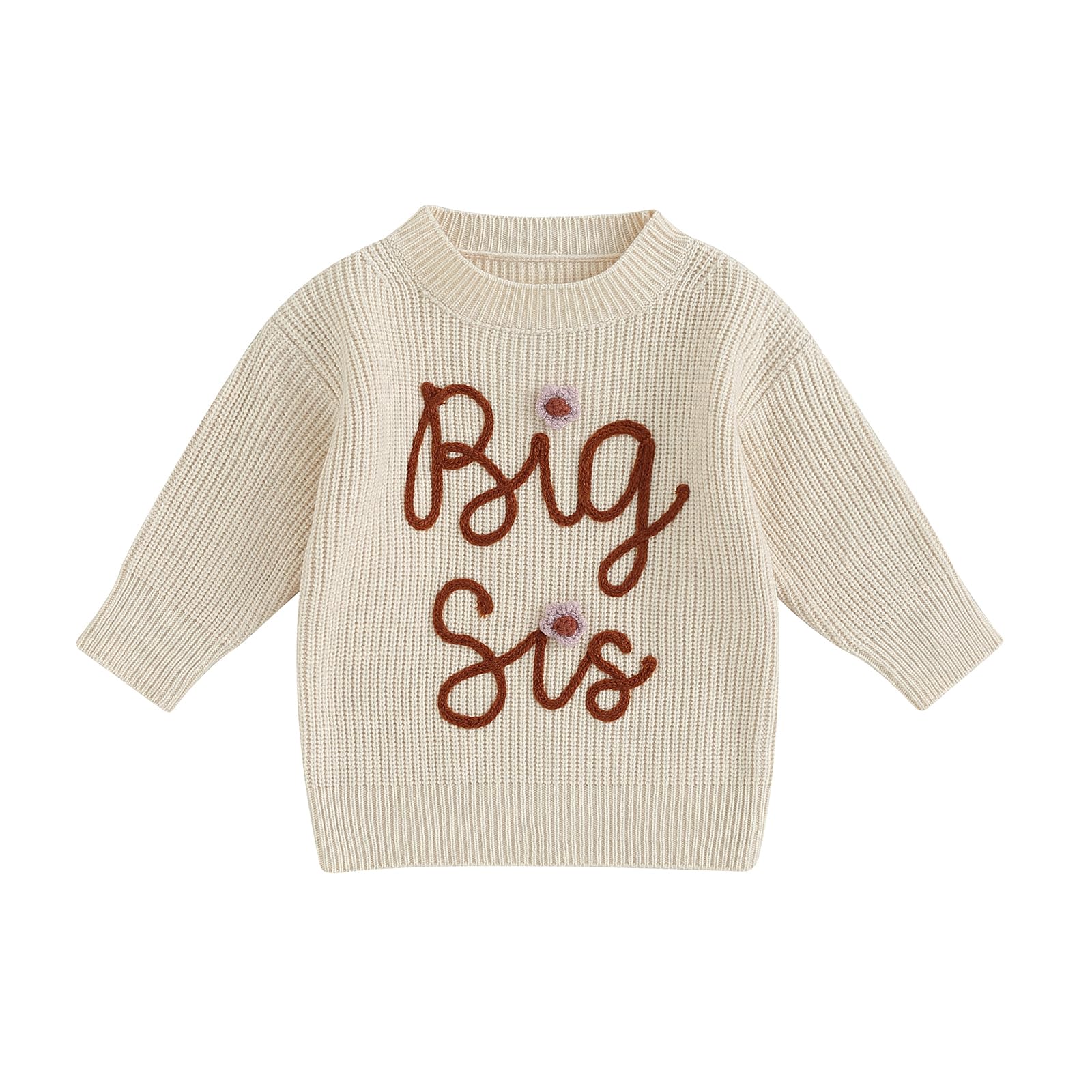 Matching Sister Outfits - Embroidered Baby Romper Jumpsuit for Fall Winter Playdates