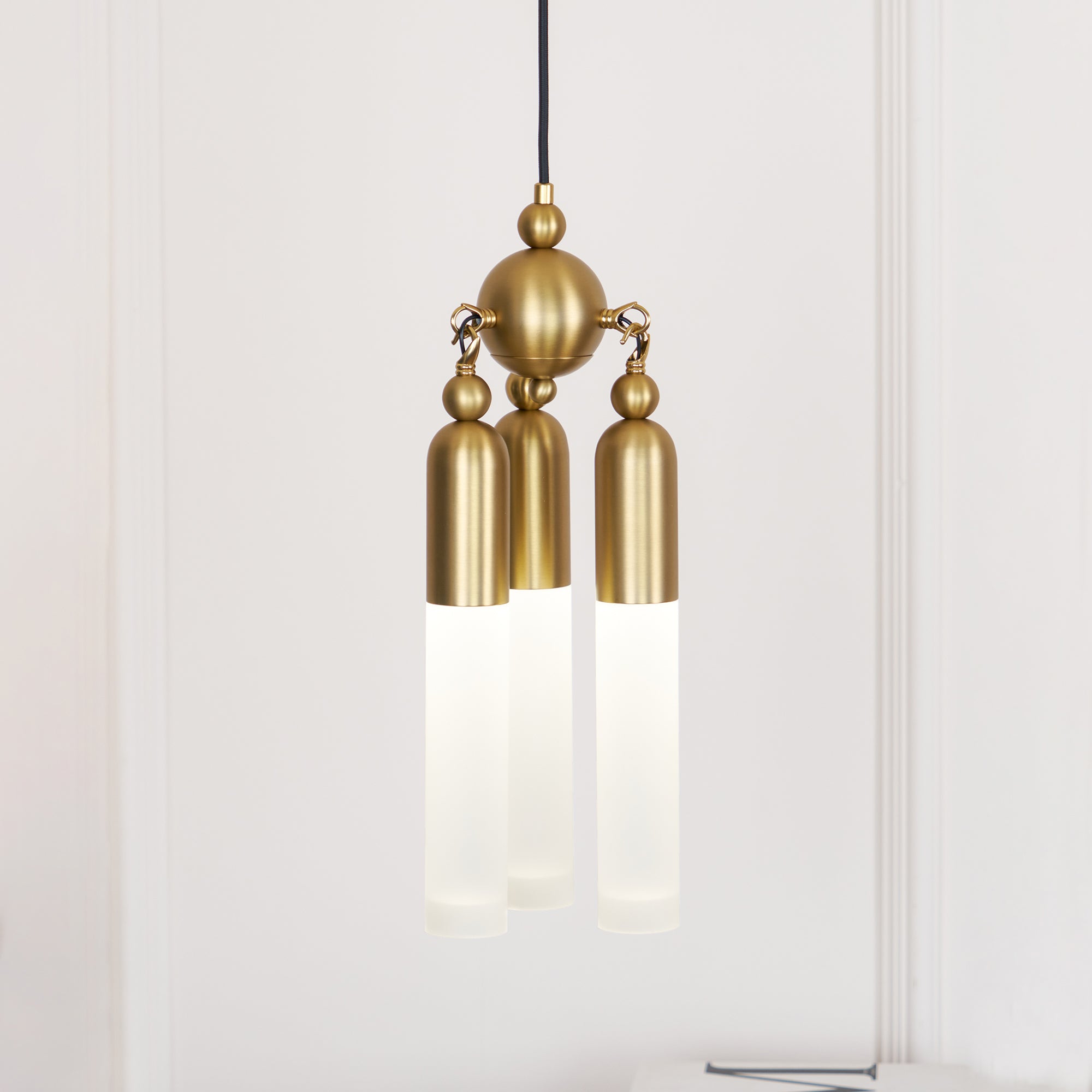 Bettany Pendant Light - Modern Glass Hanging Fixture for Dining Room, Kitchen Island & Bedroom Decor | Energy Efficient LED Lighting