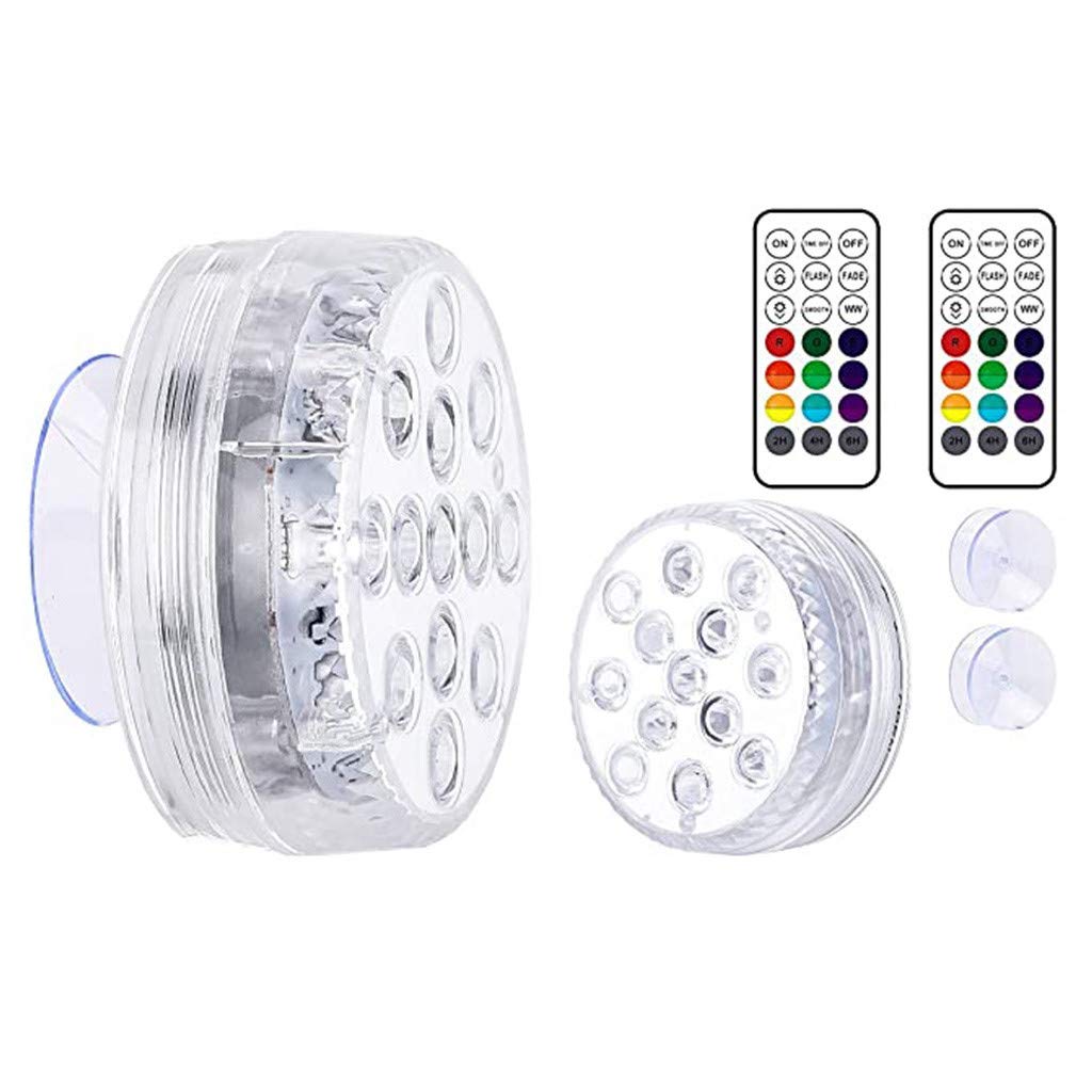 Aozhen 13-Pack Waterproof LED Pool Lights with Remote Control - Outdoor Decorative Pond & Foundation Lights for Christmas, Garden, and Landscape (Clear, One Size) - Perfect for Pools, Fountains, and Holiday Decorations