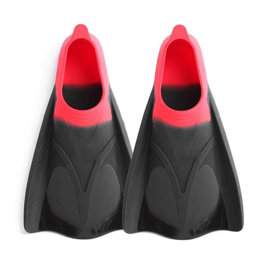 TWDYC Full Foot Diving Fins for Adults - Snorkeling, Scuba & Swimming Training Flippers - Close Heel Foot Pocket Fins for Men & Women - Perfect for Pool, Ocean & Beach Water Sports