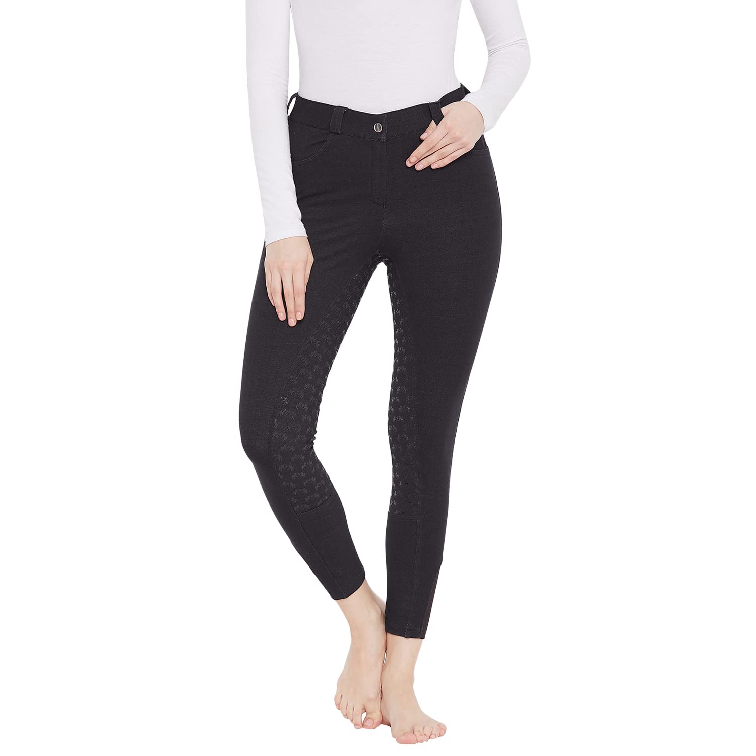 Equine Couture Heather Full Seat Breech - Premium Equestrian Riding Pants for Women | Comfortable & Durable Horseback Riding Breeches for Dressage, Jumping & Show Events