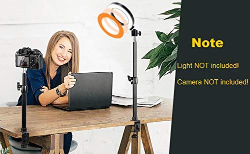 AceTaken Overhead Camera Stand with Desk Clamp - Compatible with Canon DSLR Cameras for Video Recording, Vlogging & Live Streaming - Perfect for YouTube, TikTok & Online Teaching