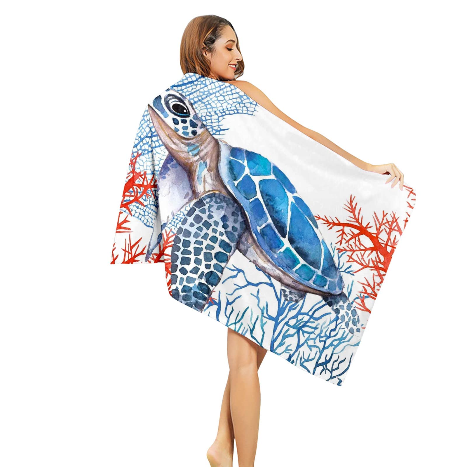 Quick-Dry Lightweight Beach Blanket for Vacation - Soft & Cute Picnic Blanket for Sand, Park, and Outdoor Adventures