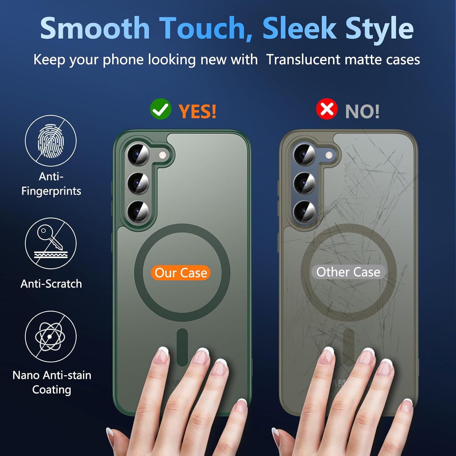 Samsung Galaxy S25 Ultra Tempered Glass Screen Protector with Slim Bumper Case - Shockproof Full-Body Protection for Work, Travel & Outdoor Activities