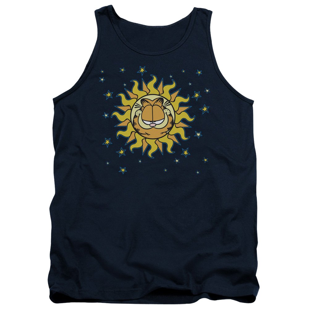Garfield Celestial Print Unisex Tank Top for Men & Women - Casual Summer Wear, Beach Outfit, Gift for Cat Lovers
