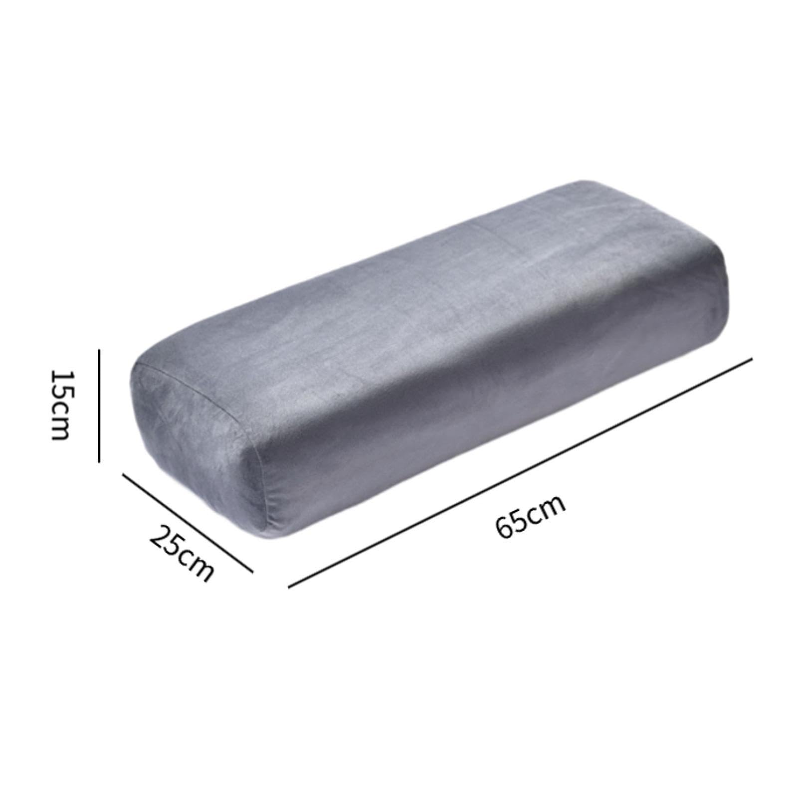 Premium Yoga Bolster Pillow - Rectangular Meditation Cushion with Carry Handle for Yoga, Pilates & Home Workouts - Support for Balance, Relaxation & Comfort