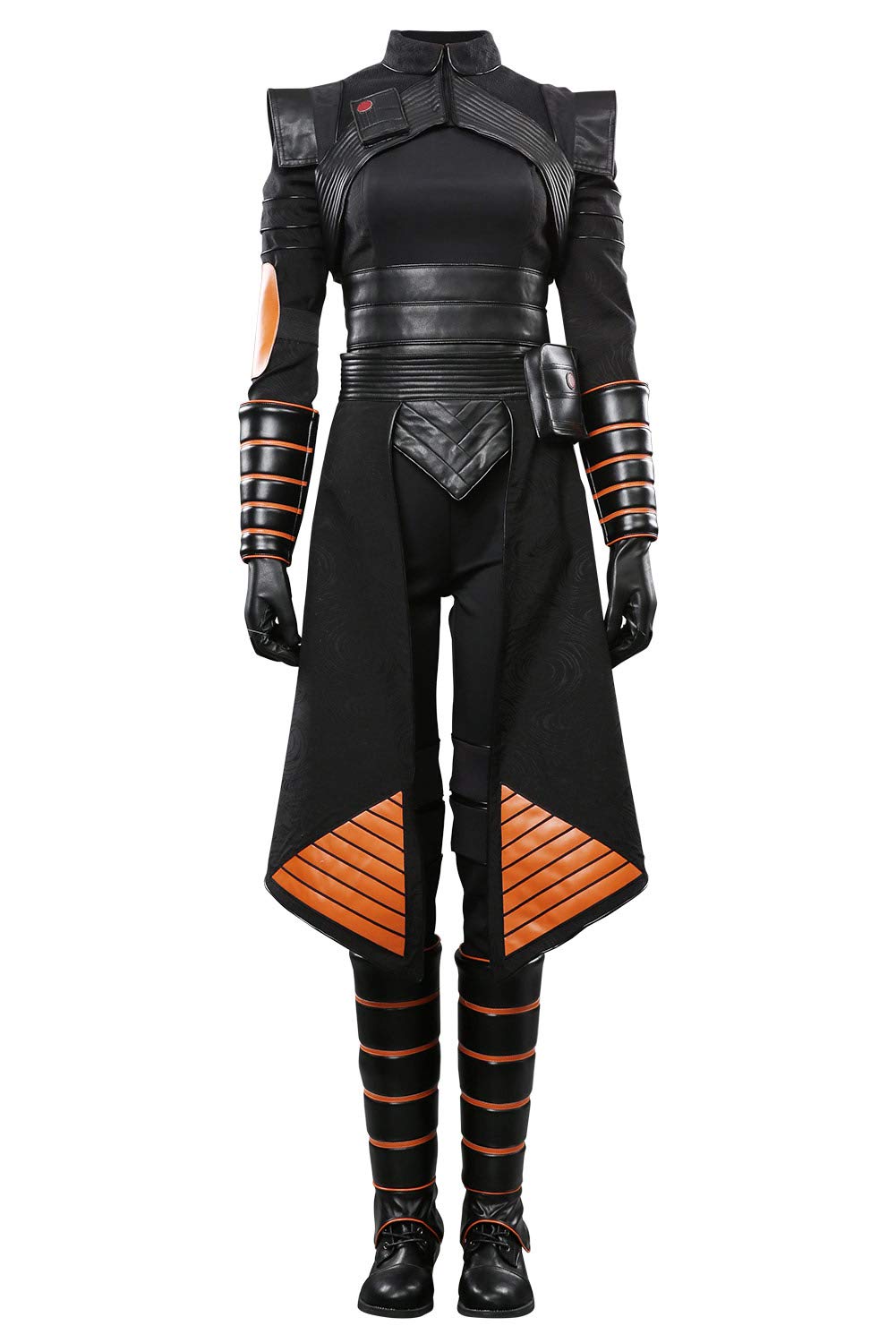 Laku Deluxe Black Adult Battle Cosplay Costume Set - Perfect for Halloween, Anime Conventions, and Role-Playing Events