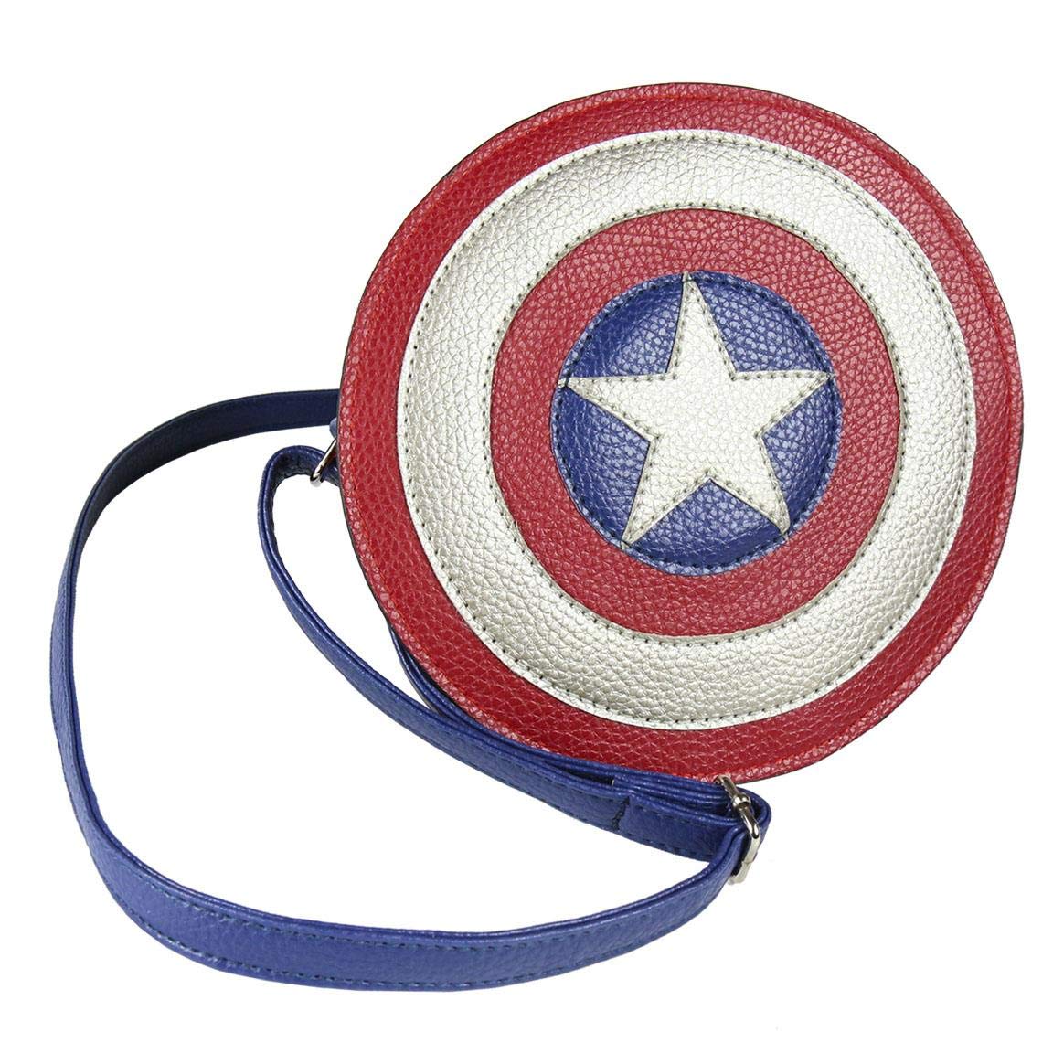 Original Title: ARTESANIA CERDA BOLSO BANDOLERA Avengers, Red (Red)   Optimized Title: Handmade Leather Crossbody Bag - Avengers Themed, Red (Perfect for Cosplay, Comic Con & Superhero Fans)