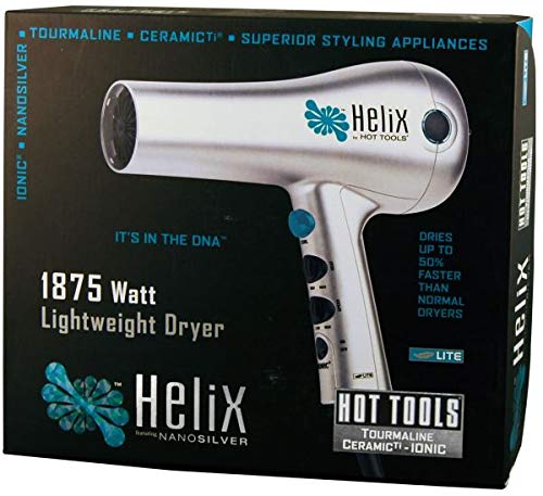 Helix T/C Professional 200W Flat Iron Hair Straightener - Salon Quality Ceramic Plates for Smooth, Shiny Hair - Perfect for Home & Travel Use