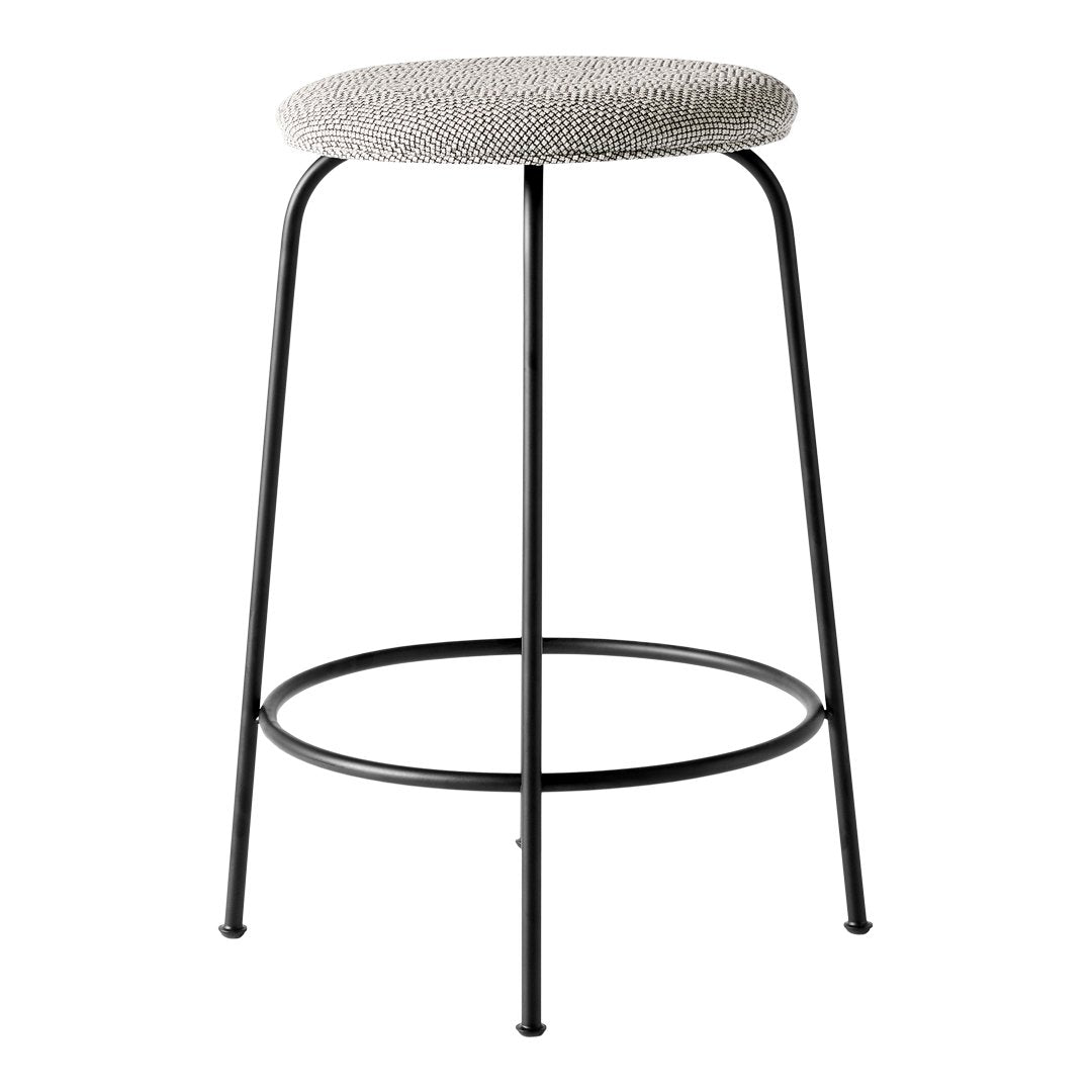 Afteroom Modern Counter Stool with Upholstered Seat - Bar Height Kitchen Island Stool for Dining Room, Breakfast Nook & Home Decor