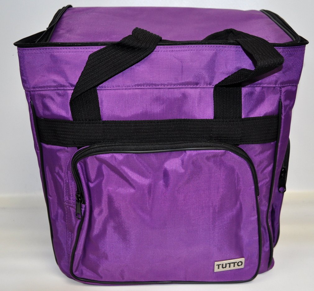 Professional Serger and Sewing Accessory Bag - Purple Storage Organizer for Overlock Machines | Perfect for Sewing Rooms, Crafting Studios & Tailor Workshops