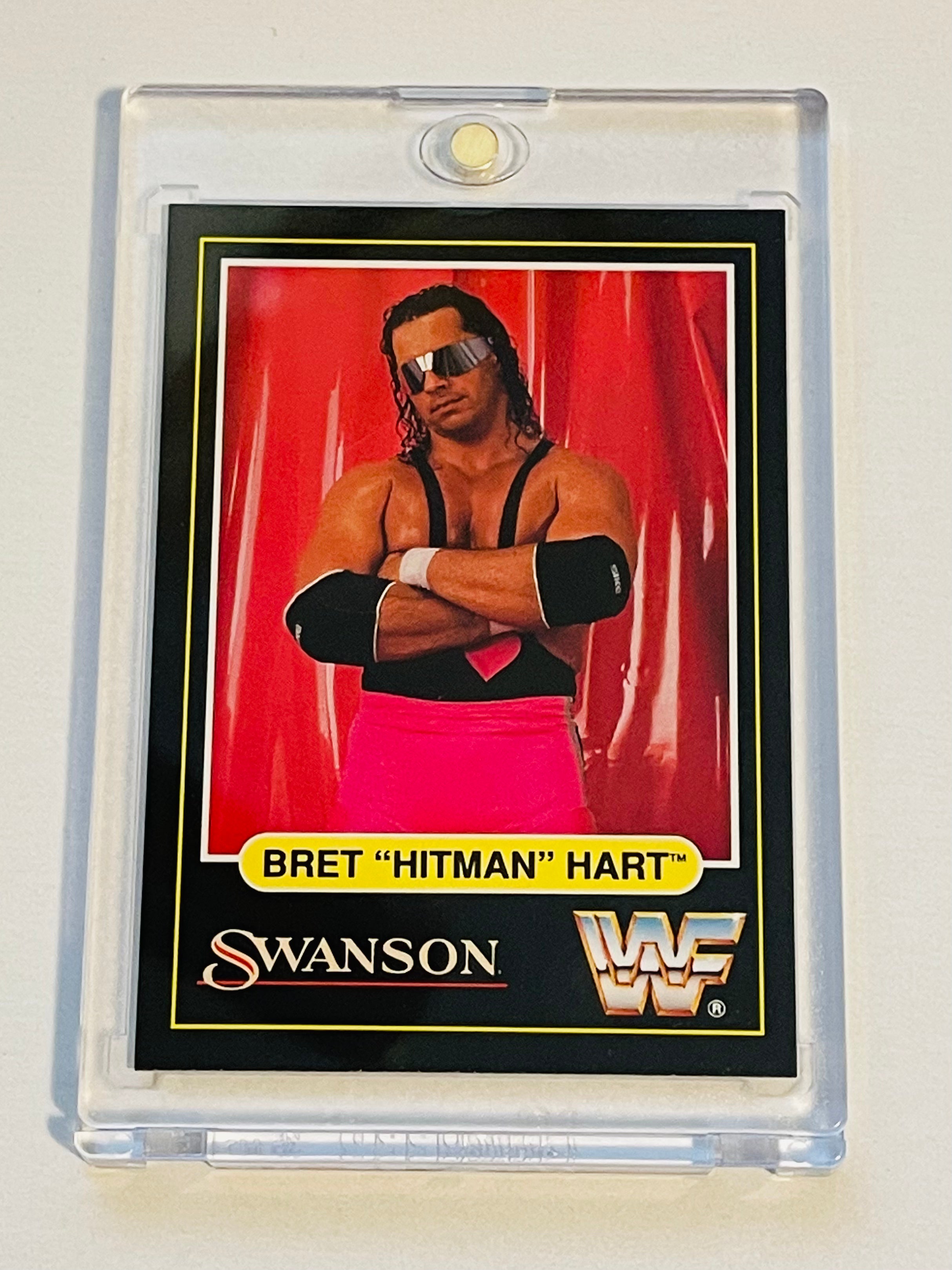 1991 Brett Hart Swanson High Grade Rare Rookie Wrestling Card - Collectible Memorabilia for WWE Fans & Card Collectors