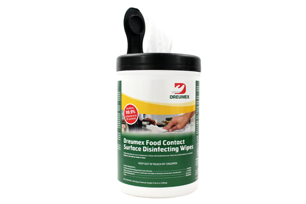 Food Safe Surface Disinfectant Wipes - 100 Count Per Canister (6 Pack) | Kills 99.9% Germs | Ideal for Kitchen Countertops, Baby High Chairs & Food Prep Areas