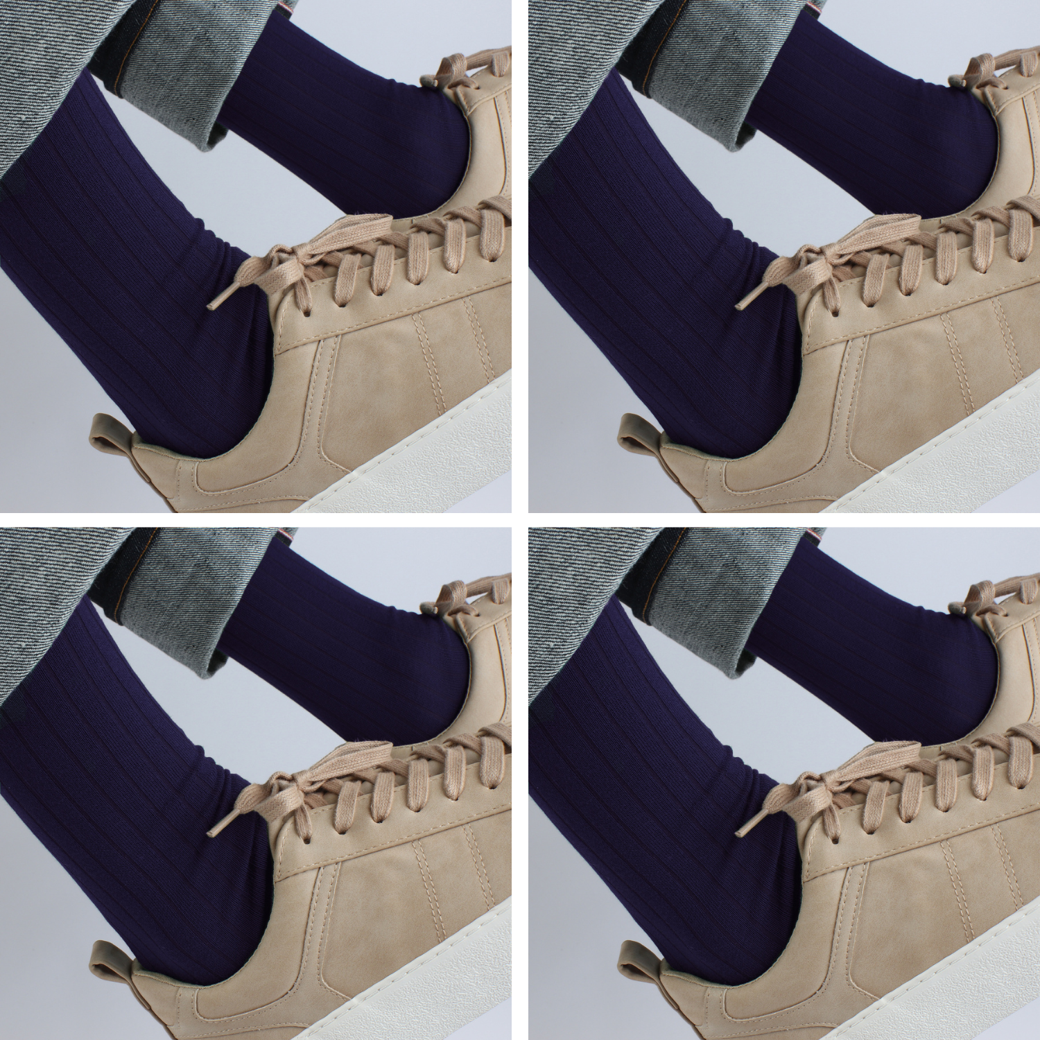 Brecon Cotton Socks for Men - 4 Pack of Comfortable & Breathable Casual Socks - Perfect for Daily Wear, Work & Outdoor Activities