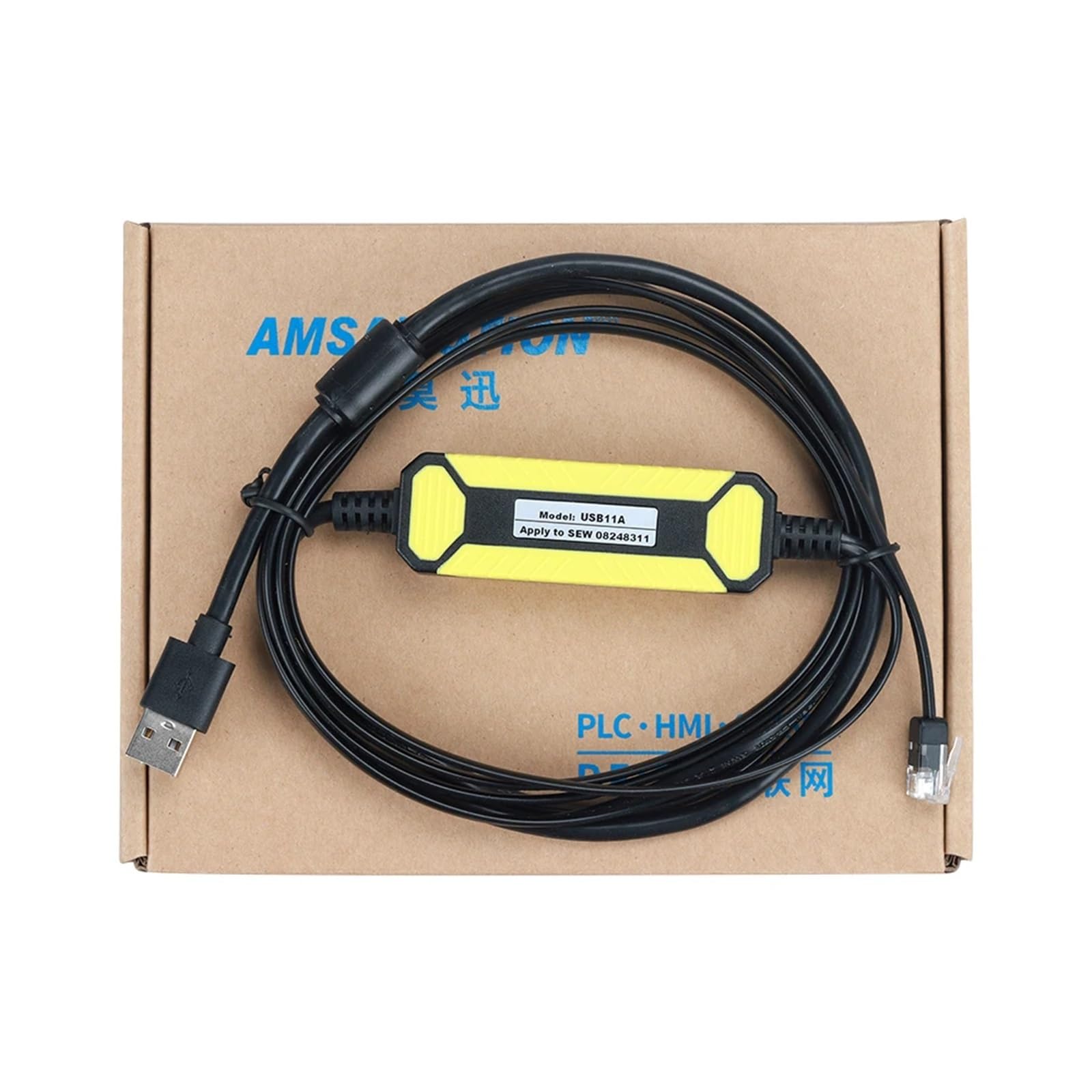 SEW Inverter USB11A Encoder Communication Cable Converter Line 08248311 - Compatible with SEW Drives for Industrial Automation & Motor Control