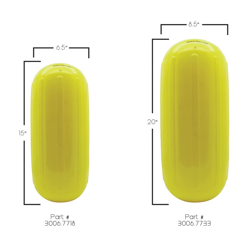 Extreme Max 3006.7718.4 BoatTector HTM Inflatable Fender Value 4-Pack - 6.5