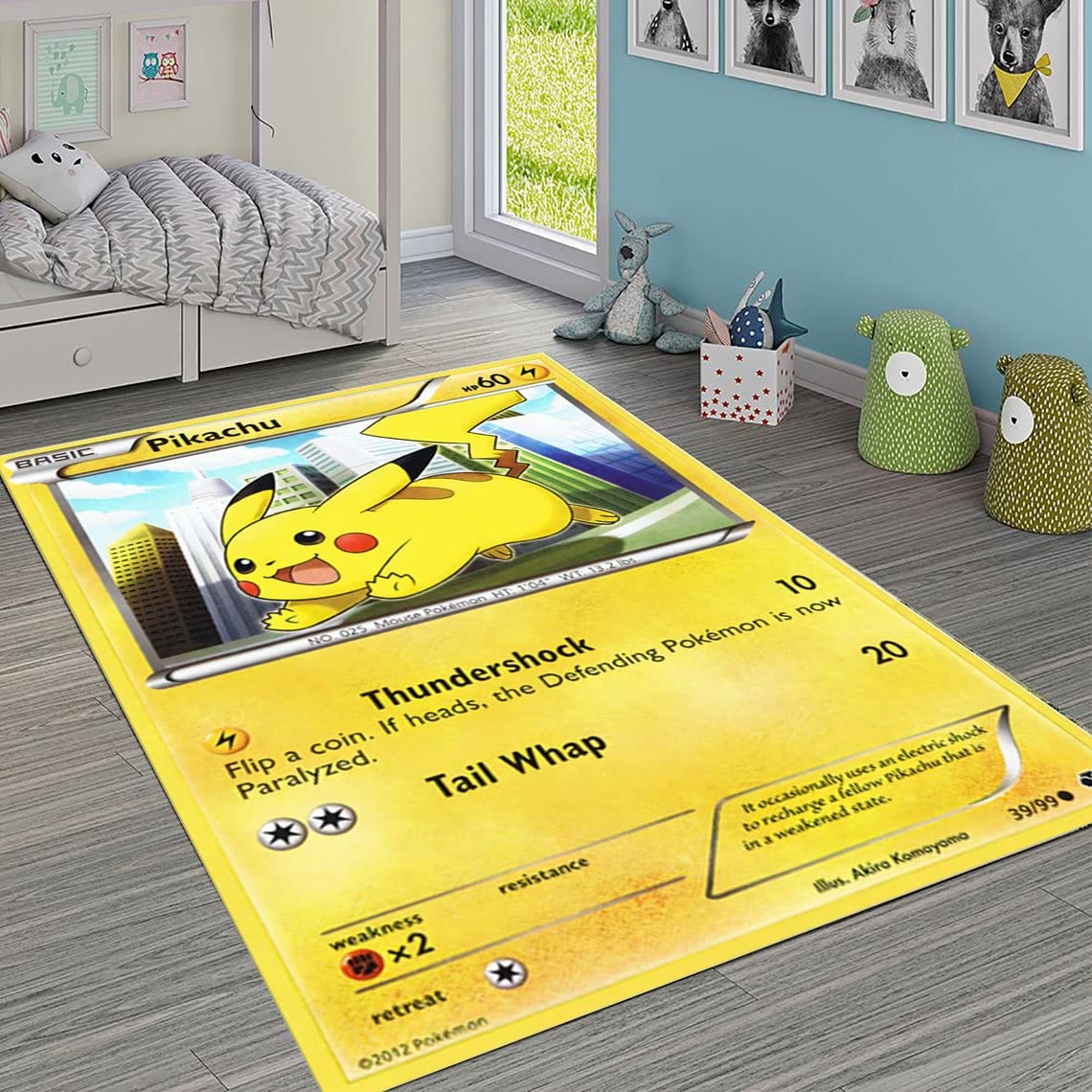 Anime Themed Room Decor Rug - Japan Anime Game Room Carpet, Soft Doormat for Children's Bedroom & Home Decor (5.2x6.88 Feet, 160x210cm) - Perfect for Gaming Rooms, Anime Themed Bedrooms & Cozy Living Spaces