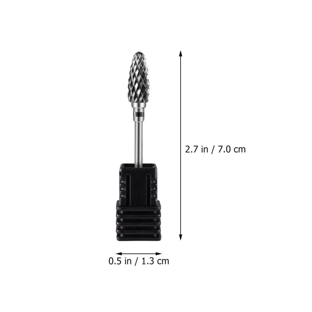 Minkissy Professional Nail Drill Bits Set - Tungsten Steel Nail Polisher, Cuticle & Acrylic Nail Grinding Bits for Manicure & Pedicure | Perfect for Salon, Home Nail Care & DIY Nail Art