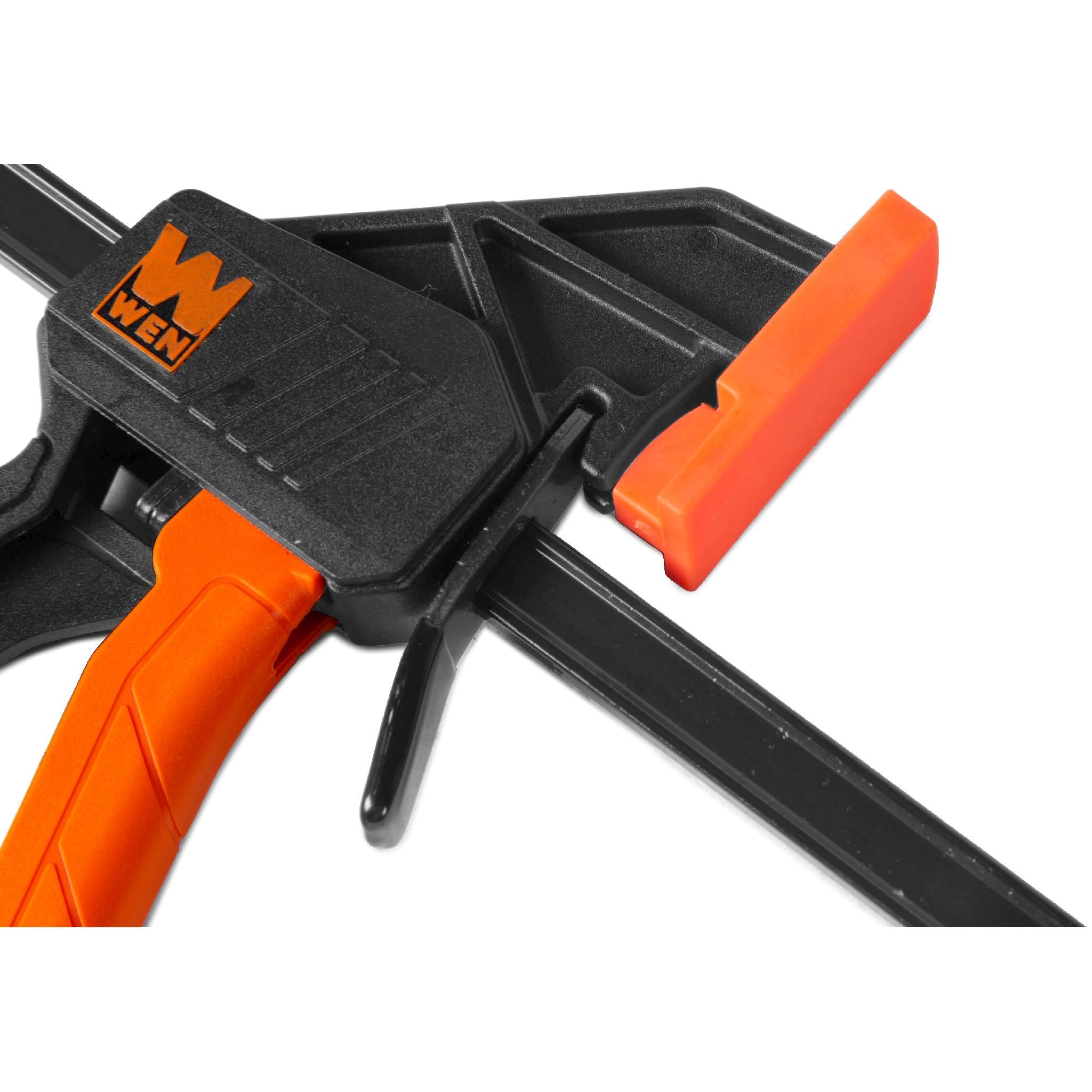 WEN CLR242 24-Inch Heavy Duty Steel Bar Clamps & Spreaders - 2-Pack with 2.3-Inch Throat | Perfect for Woodworking, DIY Projects, and Furniture Repair