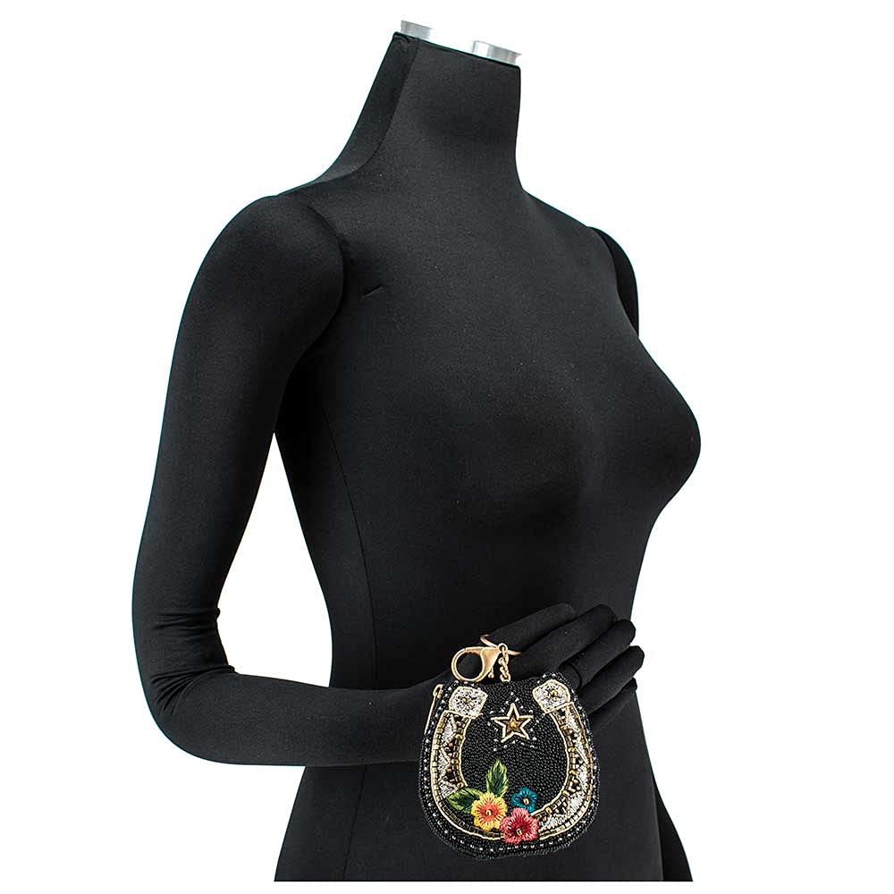 Mary Frances Good Luck Theme Phone Bag & Crossbody Purse for Women | Handmade Fashion Accessory | Small Purse for Everyday Use, Travel & Special Occasions