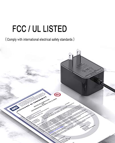 UL Listed 5FT Wall Charger for Alcatel LINKZONE Mobile Hotspot - Fast Charging Power Adapter with Cable - Perfect for Travel, Home & Office Use