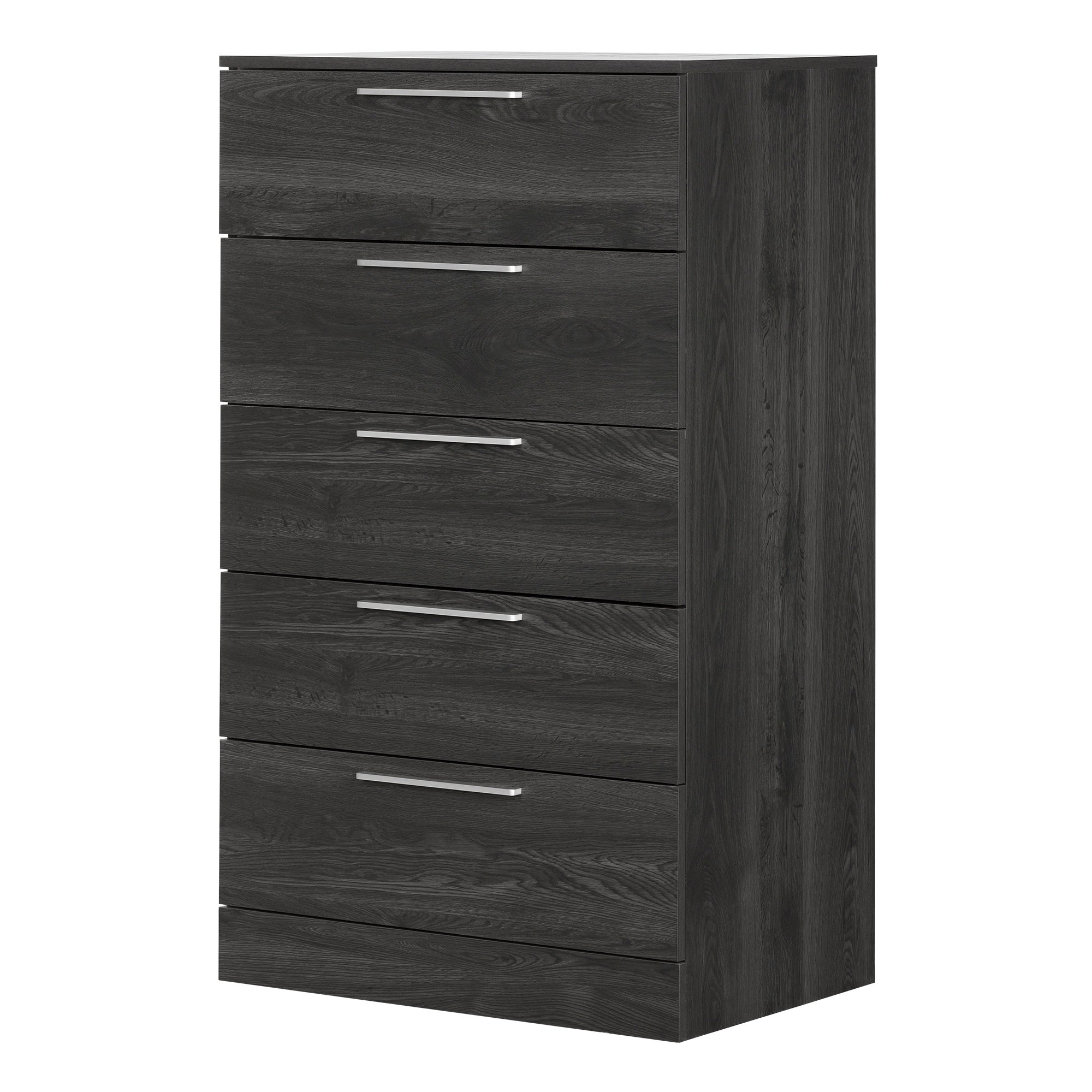 South Shore Step One Essential 5-Drawer Dresser, Gray Oak - Perfect for Bedroom, Nursery, or Closet Storage Organization