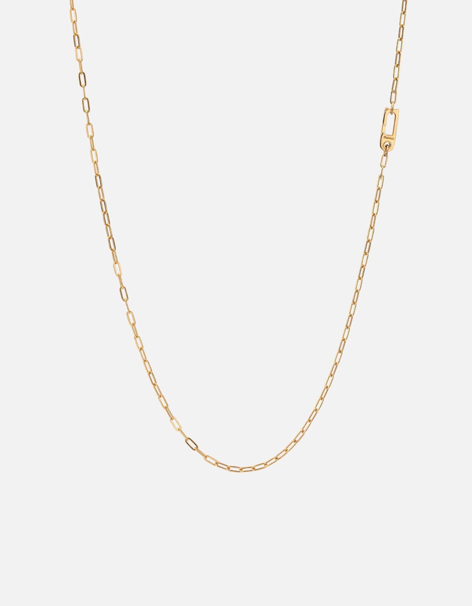 Volt Link Annex Clasp Necklace - 14K Gold Vermeil Chain Necklace for Women, Elegant Layering Jewelry for Everyday Wear & Special Occasions