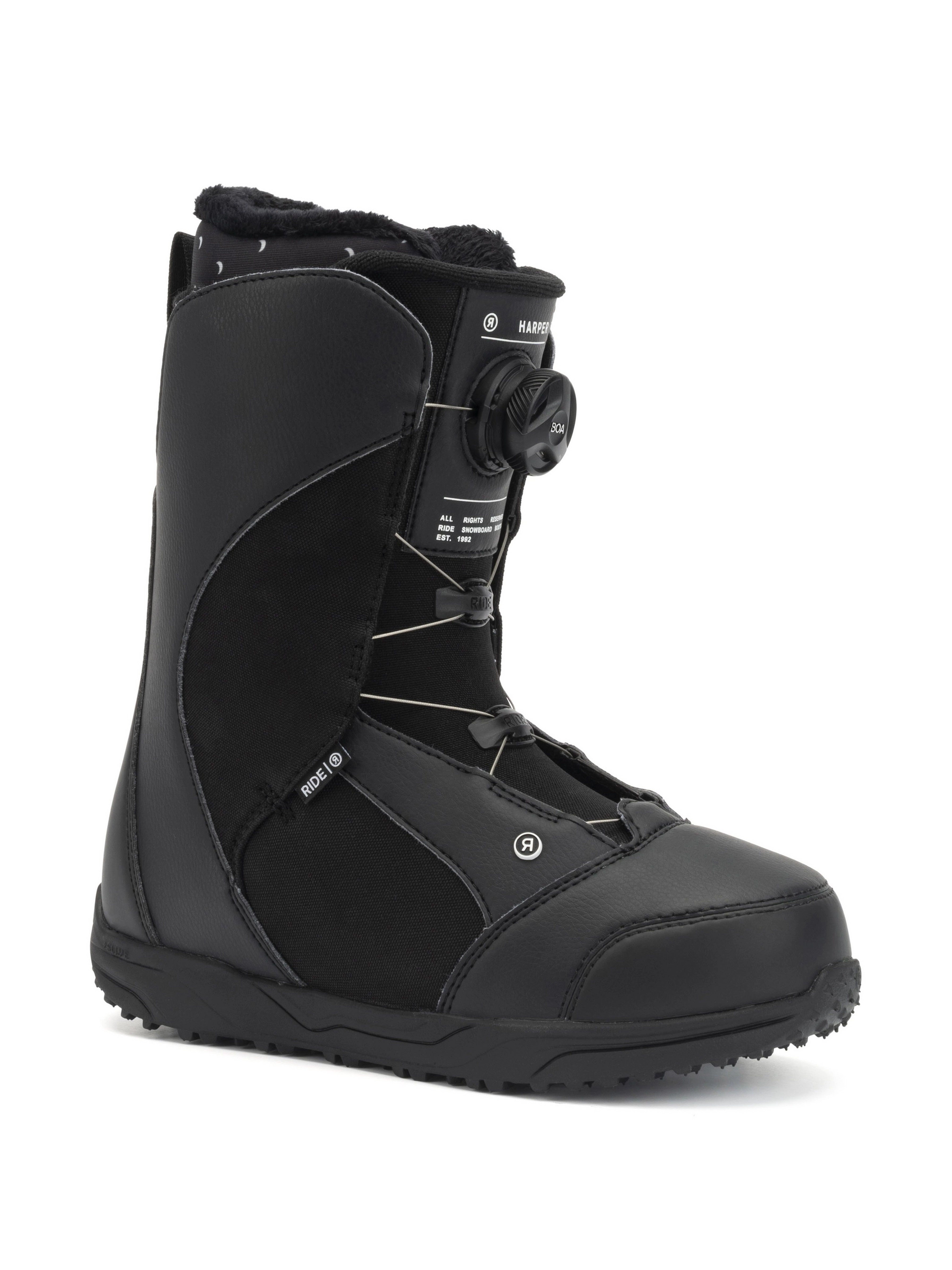 2023 W Harper BOA Snowboard Boots - Women's Adjustable Snowboard Boots for Comfort & Performance | Ideal for All-Mountain Riding & Freestyle Snowboarding