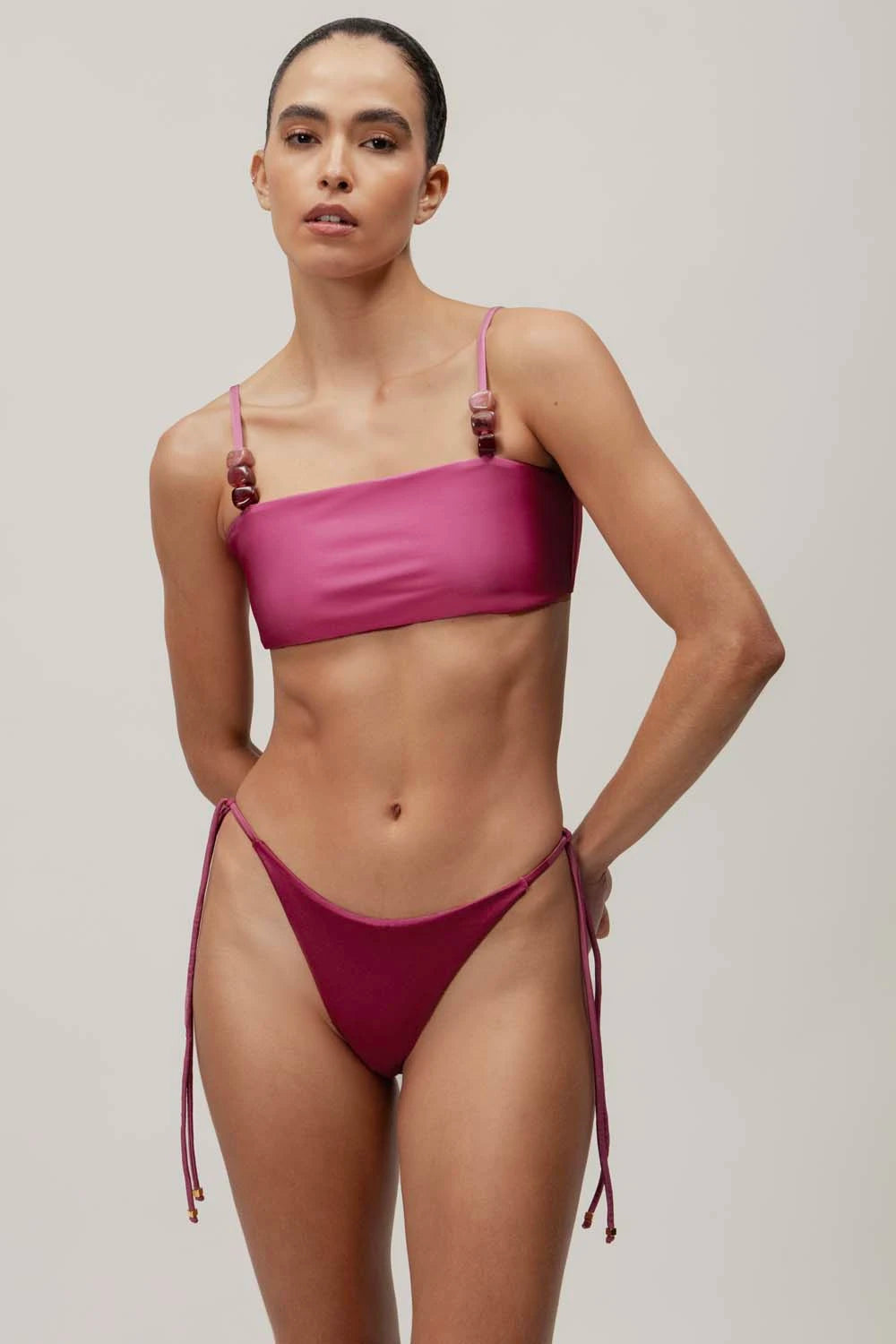 Alice Bikini Top for Women - Sexy Swimwear Halter Bikini Top with Adjustable Straps & Padded Cups | Perfect for Beach, Pool Party & Summer Vacation