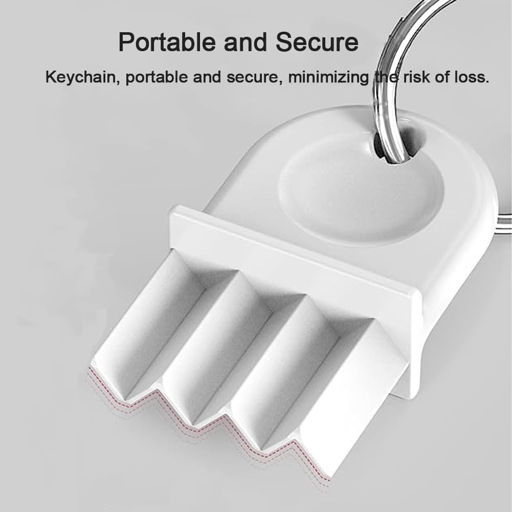 Universal Paper Towel & Toilet Paper Dispenser Key Set (5-Pack) - Compatible with Georgia Pacific & Major Brands - White - Perfect for Restrooms, Offices & Commercial Facilities
