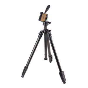 OPTEX Trident TP160 Premium Tripod with Professional 3-Way Panhead - Heavy Duty Camera Stand for Photography, Videography & Live Streaming (Indoor/Outdoor Use)