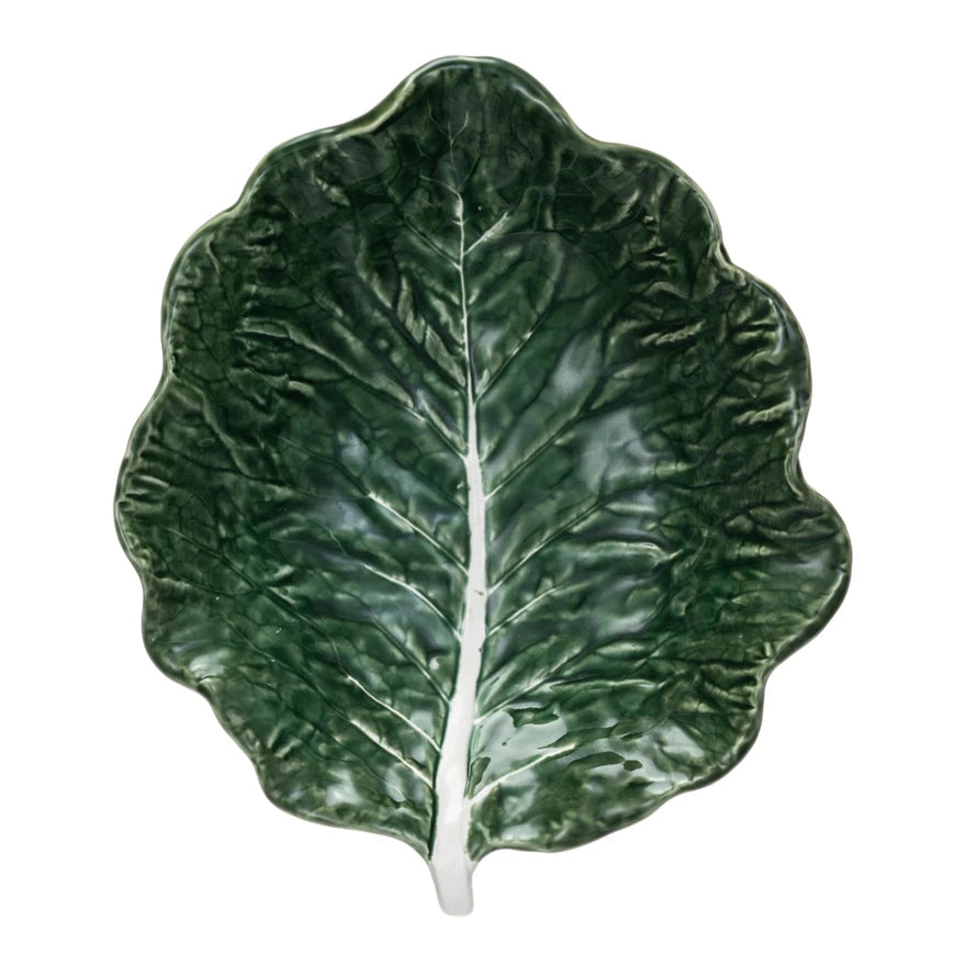 Fresh Cabbage Bowl - Organic Vegetable Serving Bowl for Salads, Snacks & Healthy Meals - Perfect for Kitchen, Dining & Party Use