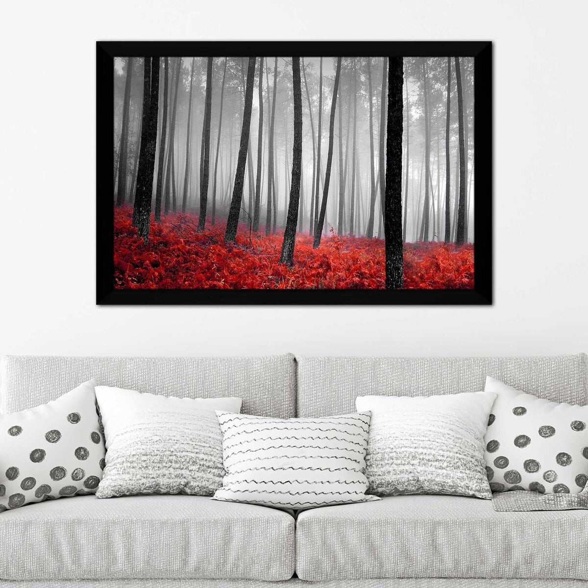 47 Autumn Woods Landscape Print on Acrylic - Premium Wall Art Decor for Living Room, Bedroom & Office | Nature Photography by PhotoINC Studio