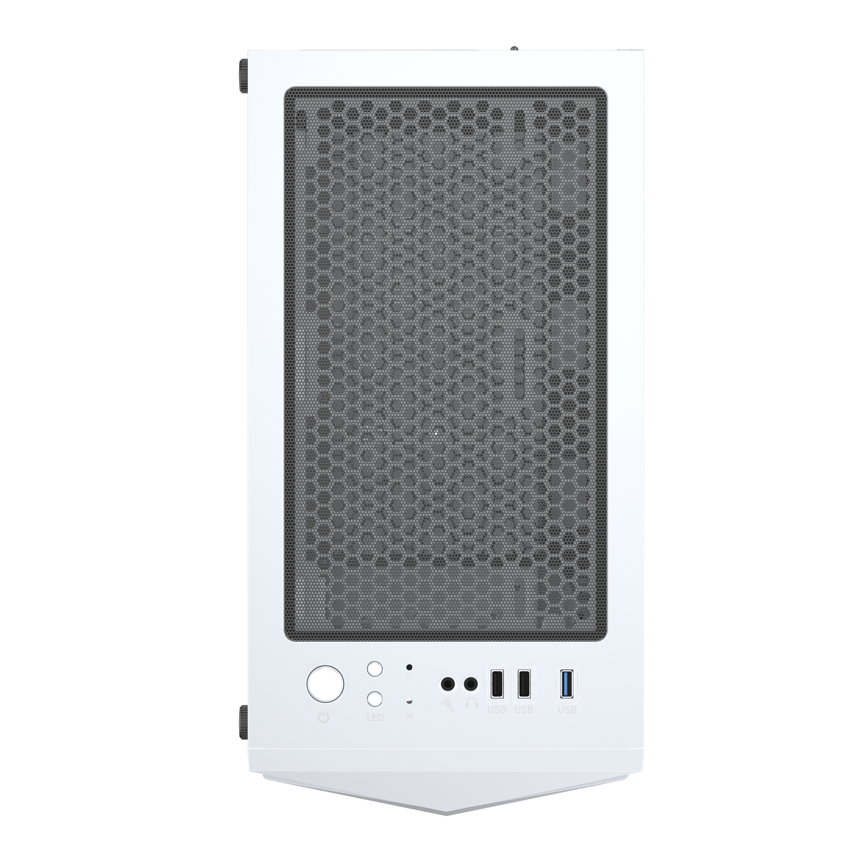 1st Player DK 3 ATX/Micro ATX Mid Tower PC Case - White Tempered Glass Gaming Computer Case for High Performance Builds | Perfect for Gaming, Streaming & Office Workstations