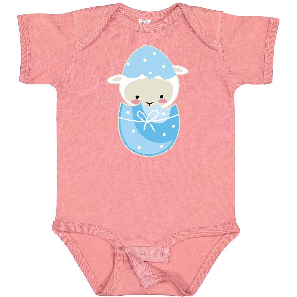 Inktastic Easter Outfits Baby Lamb Baby Bodysuit - Cute Easter Outfit for Infants & Toddlers - Perfect for Easter Photos, Church, Family Gatherings & Spring Celebrations