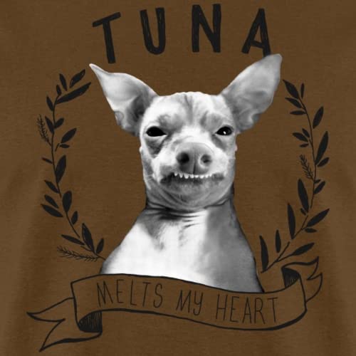 Spreadshirt Tuna Melts My Heart Graphic Men's T-Shirt - Funny Fish Lover Tee for Casual Wear & Gifts