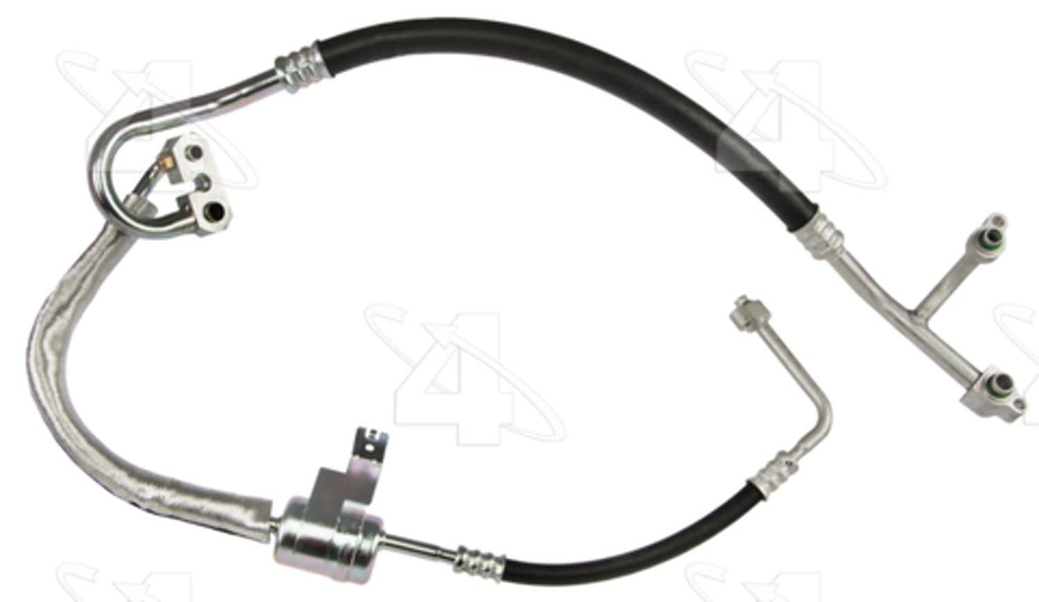 Four Seasons 56976 Discharge & Suction Line Hose Assembly - Replacement AC Hose for Car & Truck Air Conditioning Systems - Perfect for Auto Repair Shops & DIY Mechanics