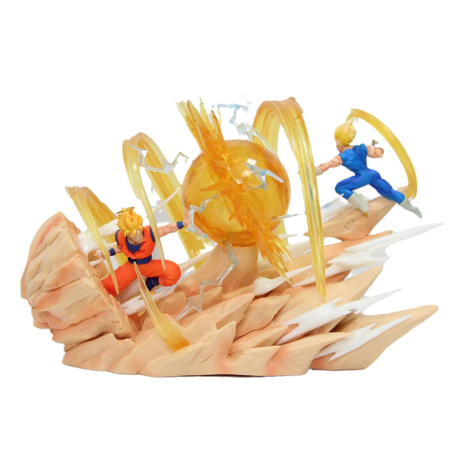 Goku vs Vegeta Anime Action Figure - 6.6 Inch PVC Collectible Statue | Dragon Ball Z Home Decor, Gift for Anime Fans | Perfect for Display, Collection, and Birthday Presents