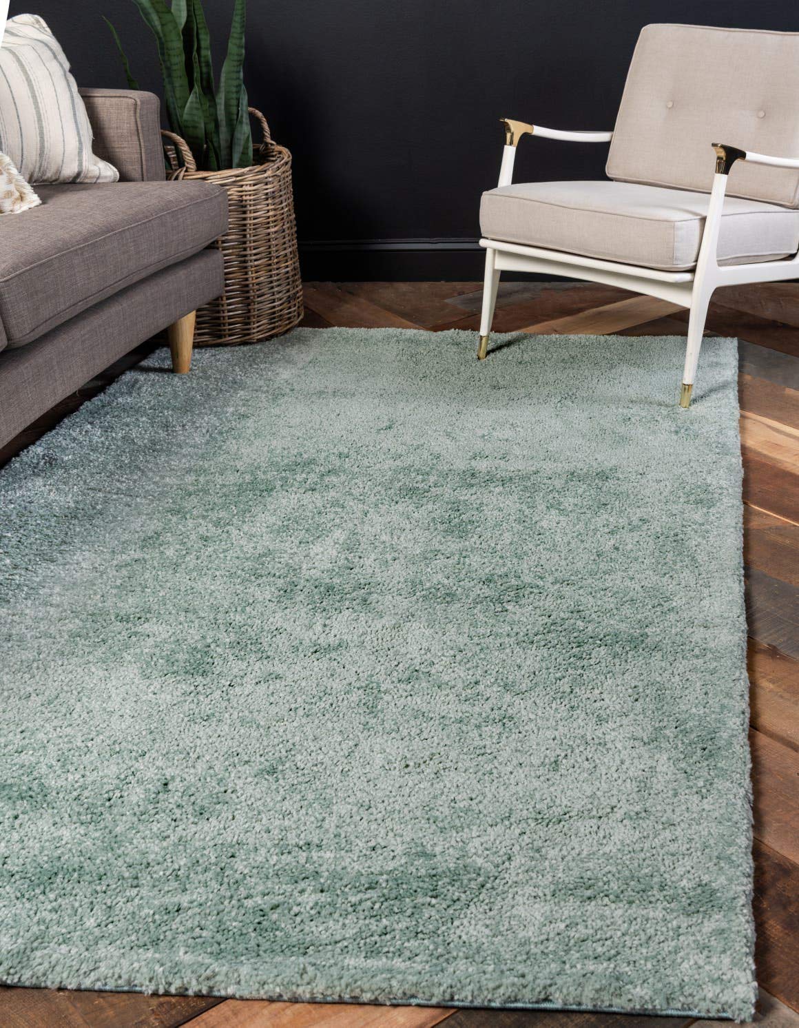 Unique Loom Solo Collection Area Rug - Calabasas 7'10