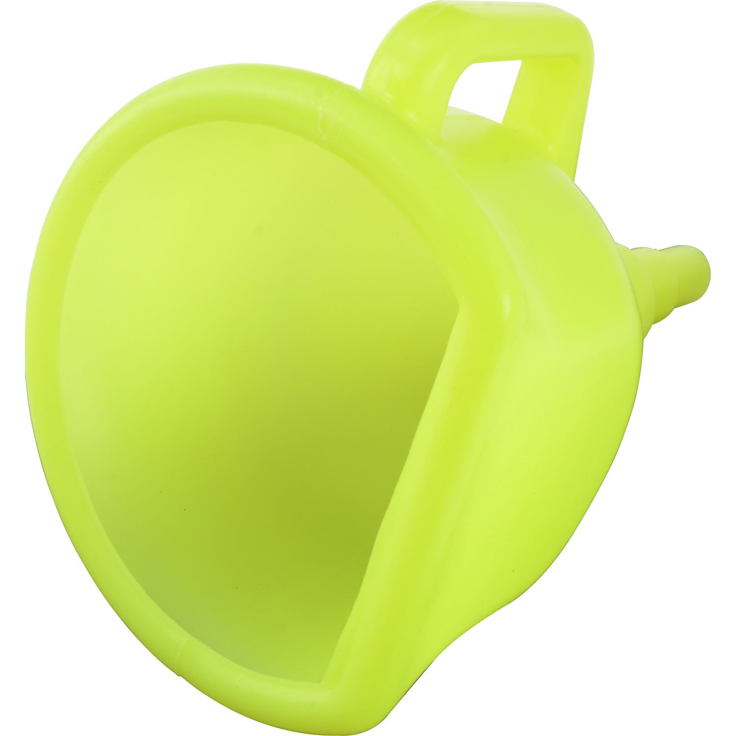 JEGS 80208 Round Funnel Lime Green - High Performance Automotive Funnel for Oil, Coolant & Fluids - Durable Plastic with Flexible Spout - Ideal for DIY Car Maintenance, Motorcycle & Lawn Equipment Care