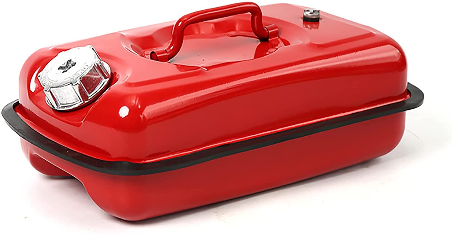 5L/10L/20L Portable Anti-Static Vertical Oil Barrel - Heavy Duty Metal Gas Can & Fuel Tank for Car, Motorcycle, RV, Boat - Ideal for Garage, Workshop, Road Trips & Outdoor Adventures