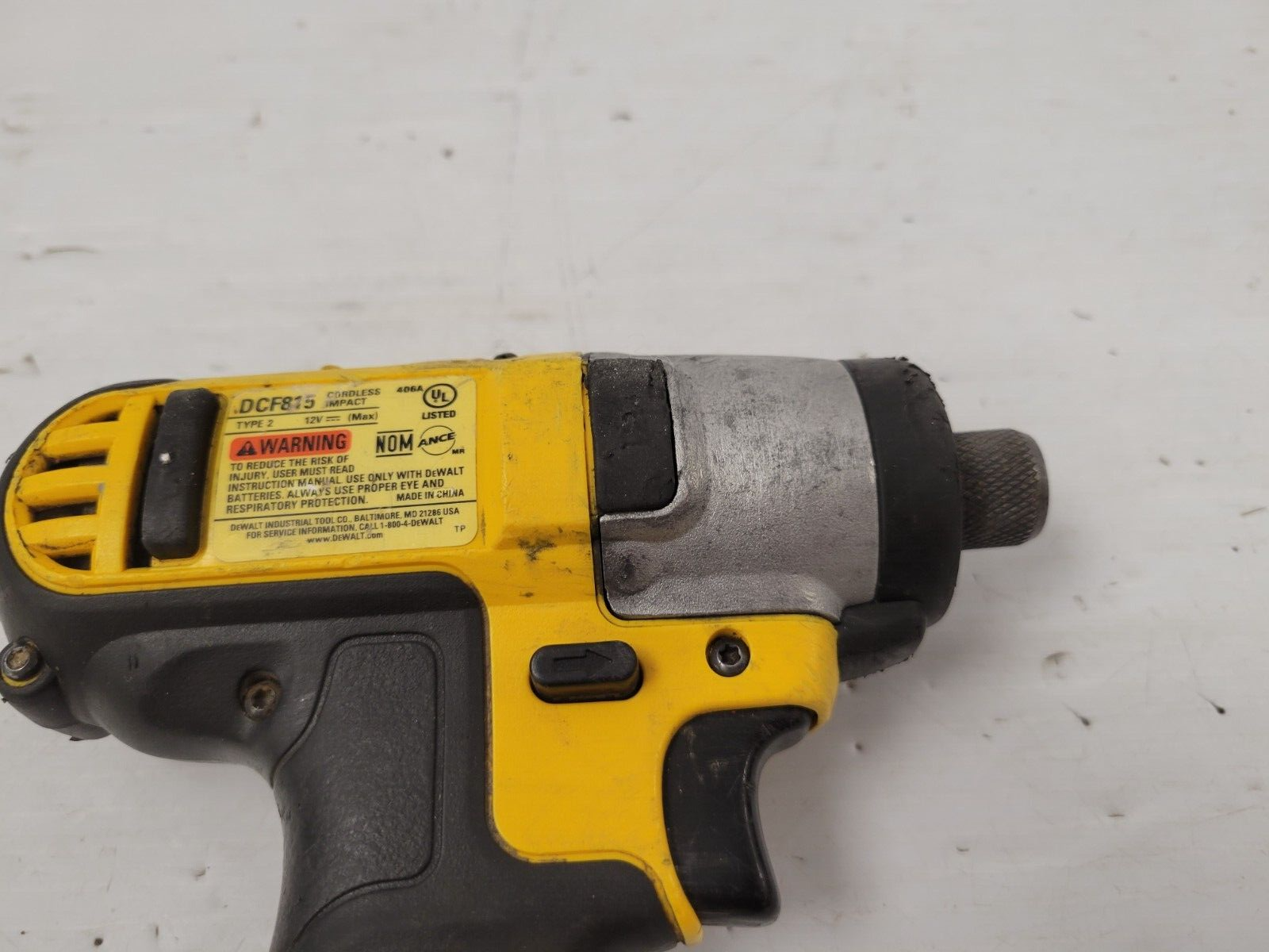 DEWALT DC1815 18V XRP Lithium-Ion Cordless Impact Driver - Powerful & Durable for Construction, Woodworking & DIY Projects